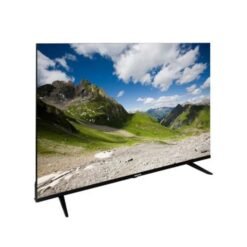Televisor Challenger 50 pulgadas QLED 4K HDR, vista en ángulo