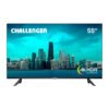 Televisor Challenger 55 pulgadas 4K HDR Ultra HD, vista frontal