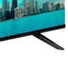 Televisor Challenger 55 pulgadas, vista inferior con base tipo pedestal