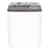 Lavadora Across semiautomática doble tina 10 kg blanca vista frontal
