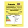 Etiqueta de eficiencia energética clase A de lavadora Across ALD1035JE