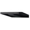 Campana horizontal Challenger CX4310 de 60cm en acabado negro