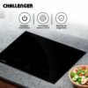 Estufa de inducción Challenger IN6081 con apagado automático y bloqueo de seguridad