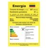 Etiqueta de consumo de energía y clasificación A de la estufa Challenger SI6951EI