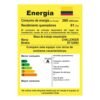 Etiqueta de consumo de energía y clasificación A de la estufa Challenger SP5240EI