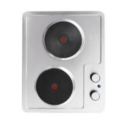 Estufa de empotrar eléctrica Challenger SP6270 de 2 puestos en acero inoxidable