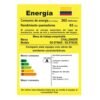 Etiqueta de eficiencia energética de la estufa empotrable a gas Challenger SQ6762AE