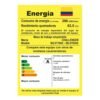 Etiqueta de eficiencia energética de la estufa empotrable a gas Challenger SQ6778AE