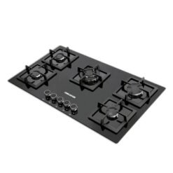 Estufa empotrable a gas Challenger de 4 puestos, vista superior frontal