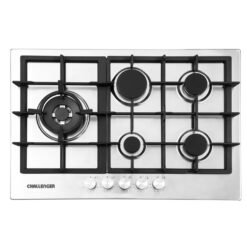 Estufa de empotrar Challenger SV6875 de 5 puestos en acero inoxidable