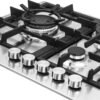 Quemador y parrilla de hierro fundido de la estufa Challenger SV6875