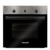 Horno mixto empotrable Challenger HG2555 con acabado en acero inoxidable y negro