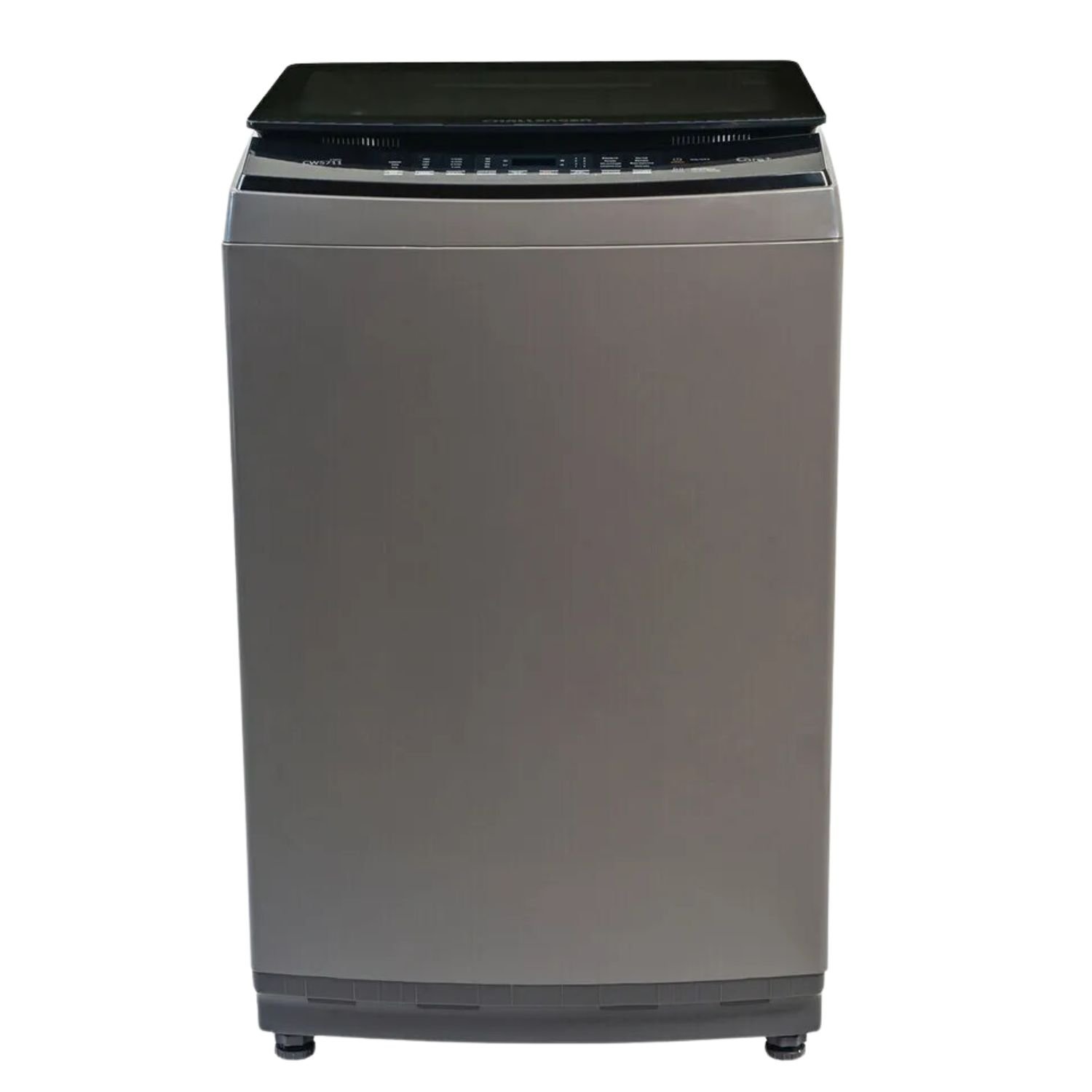 Lavadora Challenger 11 kg carga superior gris de frente