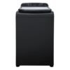 Lavadora Haceb Ivy 18 kg carga superior gris carbón vista frontal