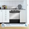 Cocina de piso Mabe EMC5150SNX1 instalada en cocina moderna