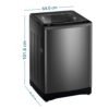 Medidas de lavadora Mabe LMA0220WDGAB0 de 20 kg