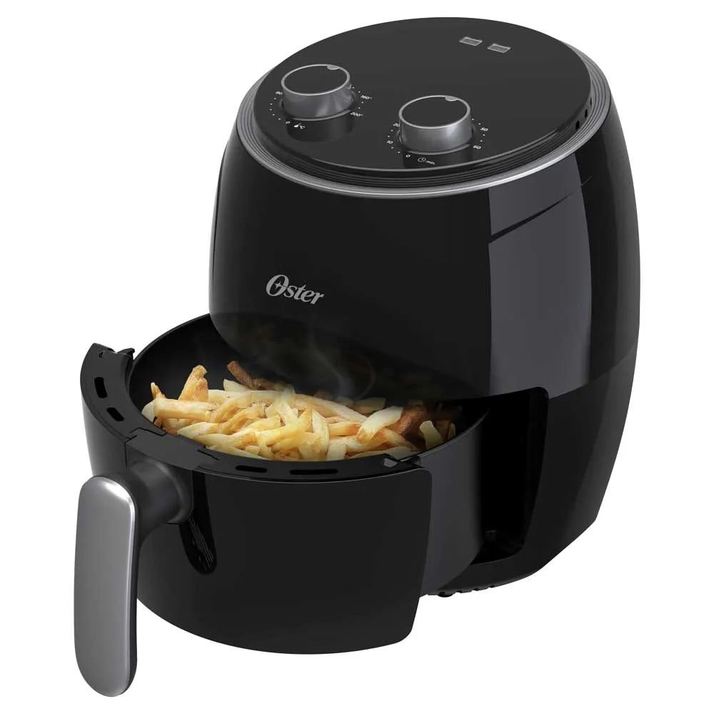 Freidora de aire Oster CKSTAF38MNS diseño negro
