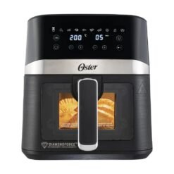 Freidora de aire digital Oster CKSTAF40WDDF de 4 litros con ventana y panel táctil