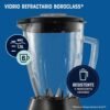 Vaso de vidrio refractario Boroclass de 1,5 litros de la licuadora Oster BLSTPEG-BRT