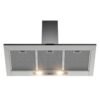 Vista frontal de la campana de pared Whirlpool WAI95ARHWF