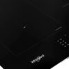 Detalle de la superficie de vidrio cerámico de la cubierta Whirlpool ACM708NE