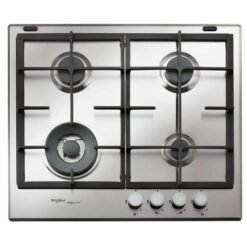 Cubierta a gas Whirlpool AKT700IXL de 59cm en acero inoxidable iXelium
