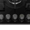 Quemadores y perillas de la cubierta a gas Whirlpool GOA7523NB
