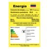 Etiqueta de consumo de energía y clasificación B de la cubierta Whirlpool GOA7523NB