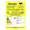 Etiqueta de eficiencia energética clase A de lavadora Whirlpool 7MWFW5605MC