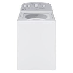 Lavadora Whirlpool 18 kg carga superior blanca vista frontal
