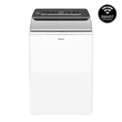 Lavadora Whirlpool inteligente 27 kg carga superior blanca con Wi-Fi