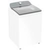Lavadora Whirlpool 8MWTWCO31WJM con tapa de vidrio vista desde la izquierda