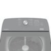 Panel de control gris con perilla central de lavadora Whirlpool 22 kg