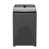 Lavadora Whirlpool 17 kg carga superior gris vista frontal