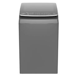 Lavadora Whirlpool 20 kg carga superior gris vista de frente
