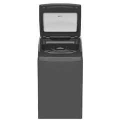 Lavadora Whirlpool WW20LTAHLA con tapa de vidrio levantada