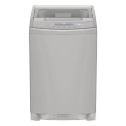 Lavadora Whirlpool 10 kg carga superior gris plata vista frontal
