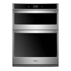 Torre de hornos empotrable Whirlpool WOC75EC7HS con microondas y horno de convección