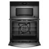 Vista frontal de la torre de hornos Whirlpool WOEC7027PZ