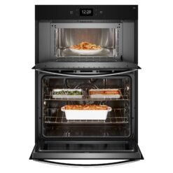 Interior del microondas de la torre de hornos Whirlpool WOEC7030PZ