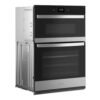 Vista lateral de la torre de hornos Whirlpool WOEC7030PZ
