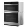 Panel de control con pantalla táctil de la torre de hornos Whirlpool WOEC7030PZ