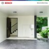 Calentador de acumulación Bosch 50 litros instalado en la pared de una vivienda