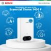 Beneficios del calentador Bosch Essential Therm 1400 F: eficiencia A y diseño compacto