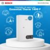 Beneficios del calentador Bosch Essential Therm 1400 F: eficiencia A y diseño delgado