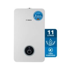 Calentador Bosch 11 litros gas natural tiro forzado con 3 años de garantía