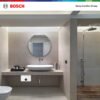 Calentador eléctrico Bosch instalado en un baño moderno