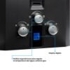 Display digital y perillas de control de temperatura del calentador Challenger WHF-7062