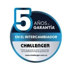 Garantía de 5 años en el intercambiador del calentador Challenger WHN-7216