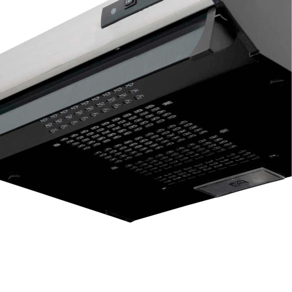 Filtro inferior de la campana recirculadora Challenger CX4200 en detalle